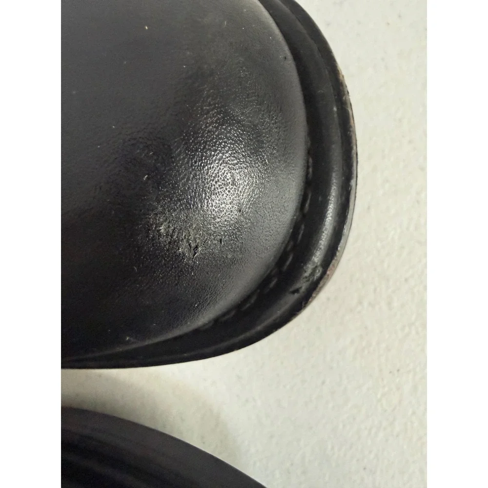 Timberland Mens Black Leather Waterproof Oxford Dress Shoes Lace Up Size 9.5